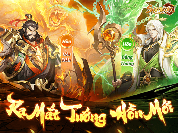 [SAMKOK TAM QUỐC] RA MẮT 2 TƯỚNG HỒN MỚI: HỒN TÔN KIÊN - HỒN BÀNG THỐNG
