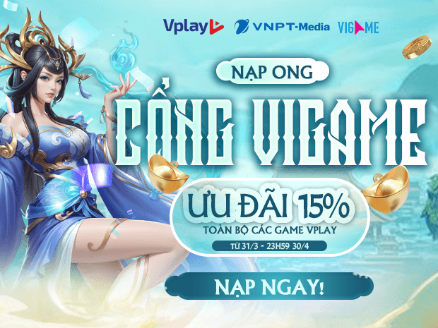 VIGAME KHAI MỞ – NẠP ONG ƯU ĐÃI 15%, CHẬM LÀ MẤT!